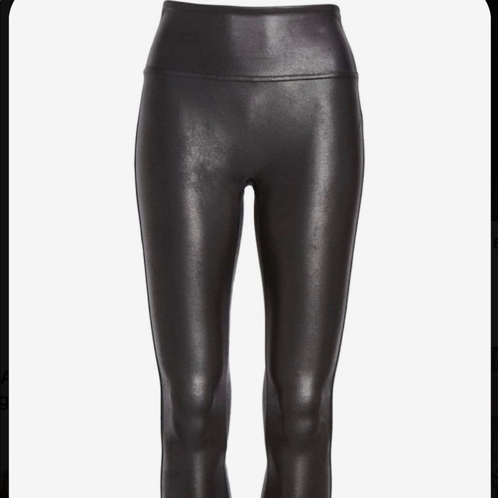 Spanx faux leather leggings